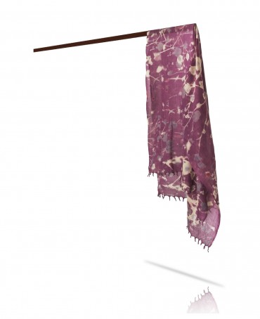 Палантин Женский W40-FLEUR.SAUVAGE/LILAS